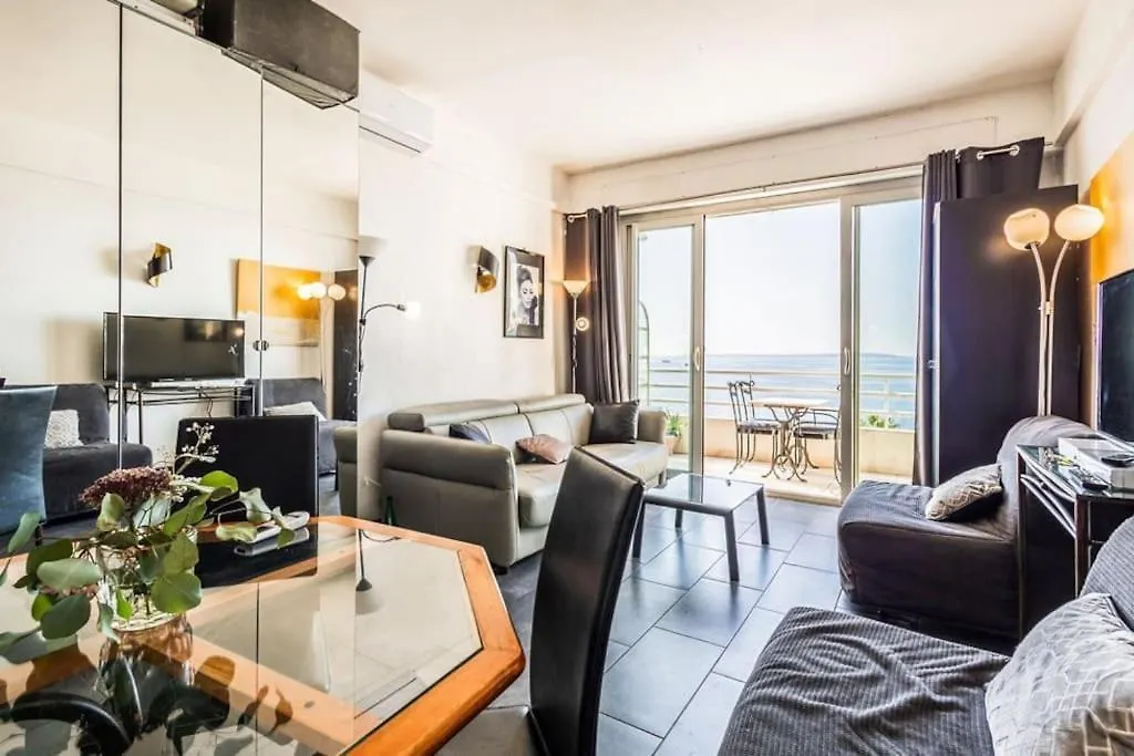 Vue Exceptionnelle - Ma Terrasse Sur Le Front De Mer Et - Studio 34 M2 - Antibes Juan-Les-Pins Apartment